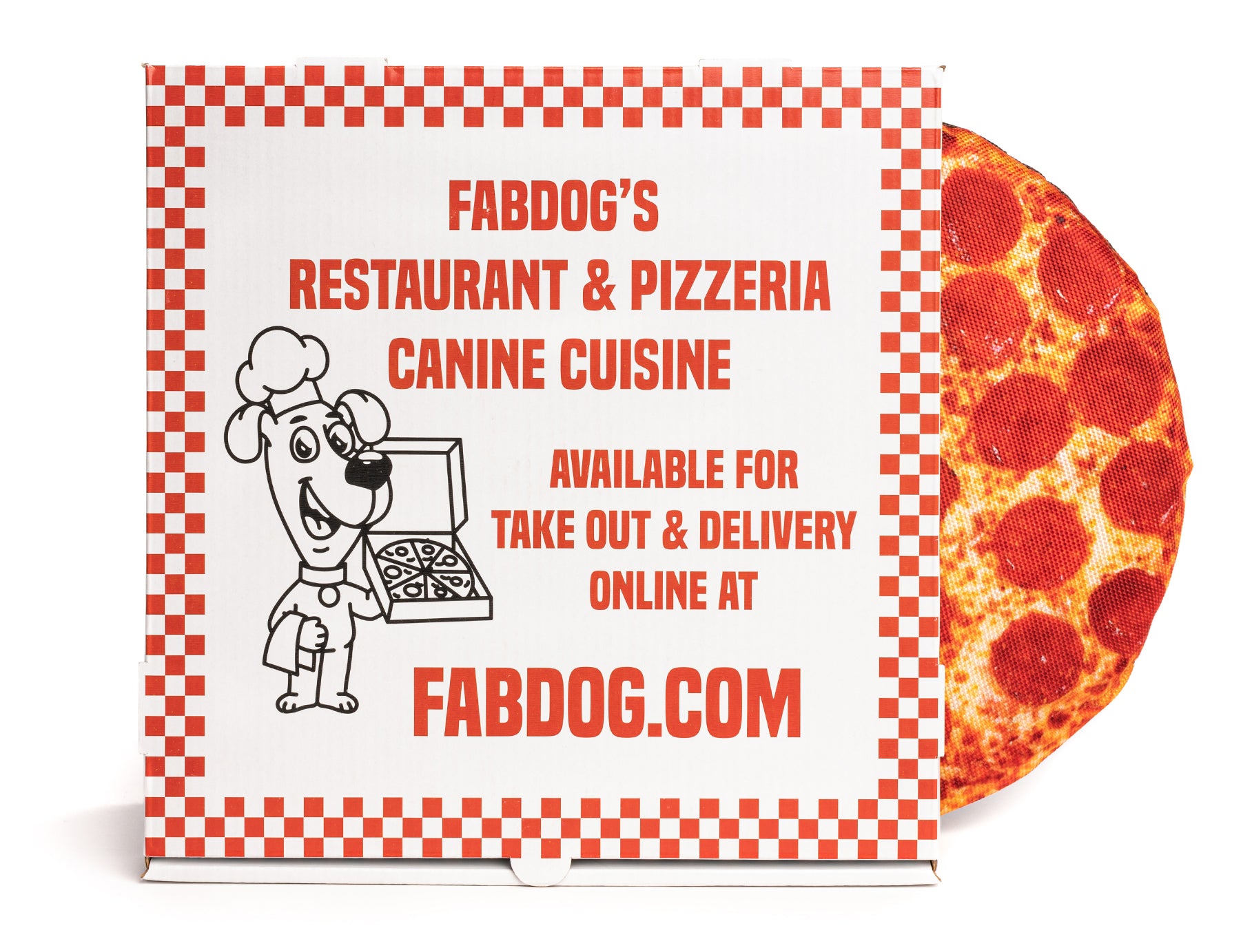 Foodies Plush Dog Toy Pizza