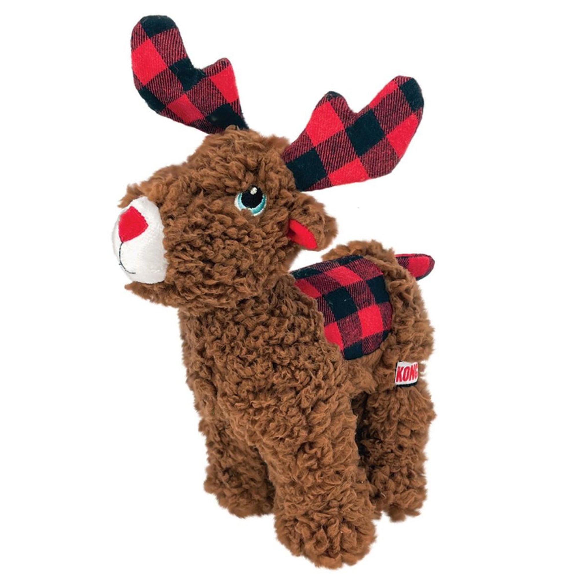 KONG Sherps Holiday Reindeer Plush Dog Toy