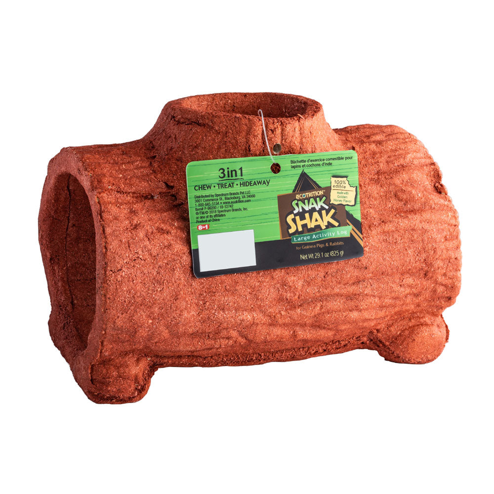 eCotrition Snak Shak Log For Small Animals