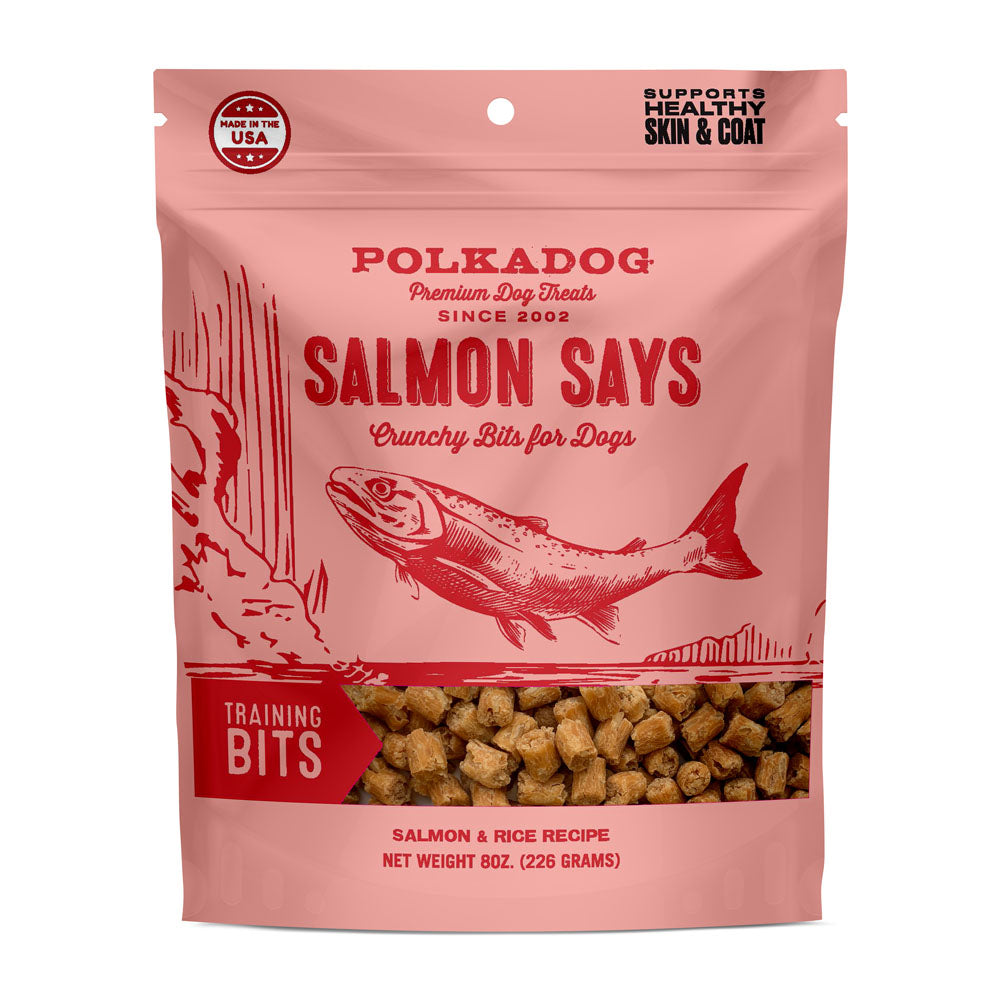 Polkadog Salmon Says Training Bits For Dogs