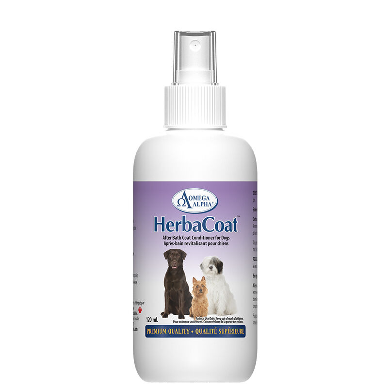 Omega Alpha HerbaCoat After Bath Coat Conditioner for Dogs