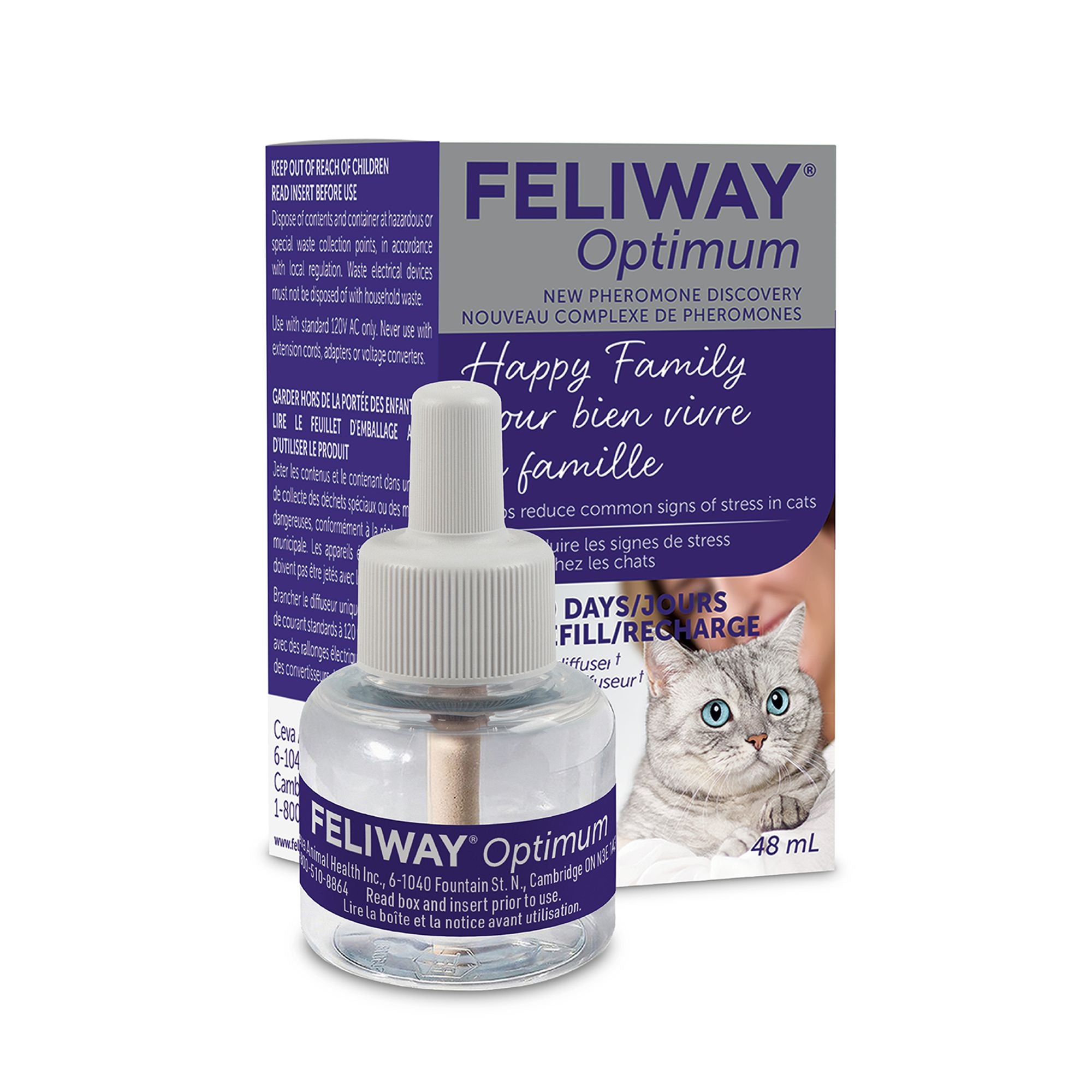 Feliway Optimum Calming Diffuser Refill For Cats