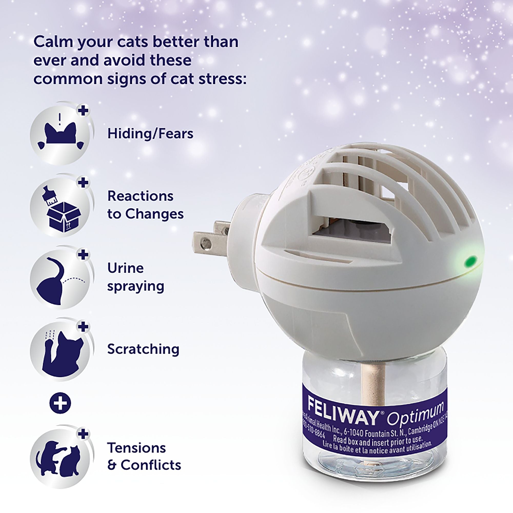 Feliway Optimum Calming Diffuser Refill For Cats