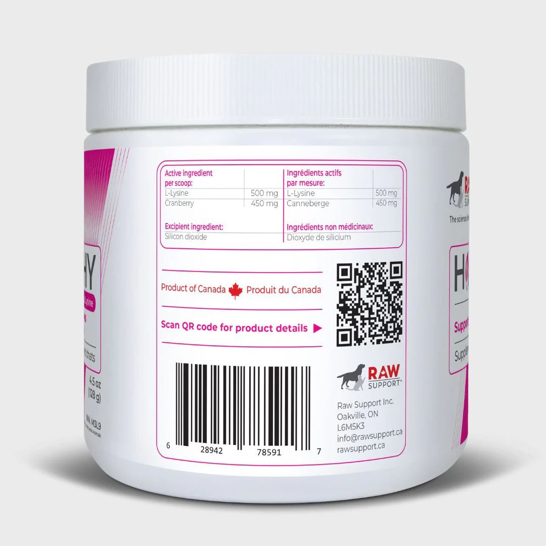 Raw Support Healing Supplement For Cats & Dogs