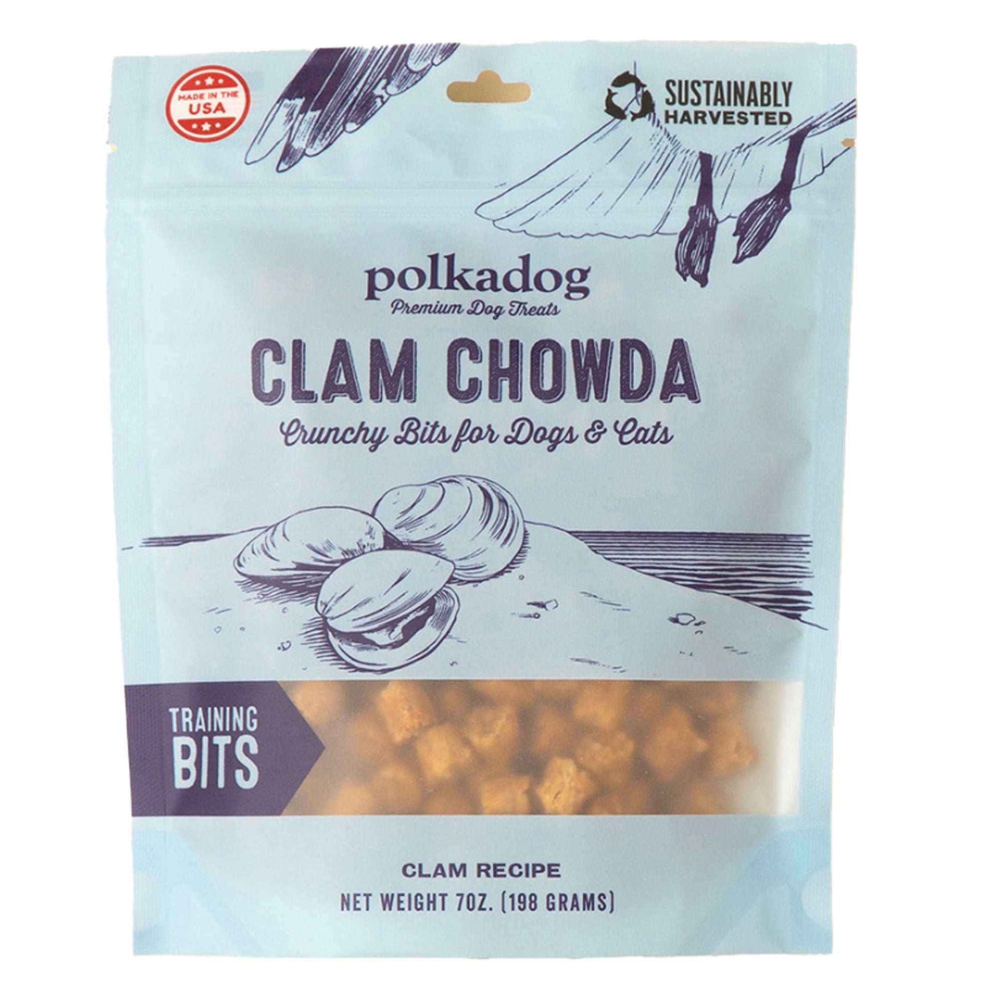Clam Chowda Bits Treats For Cats & Dogs