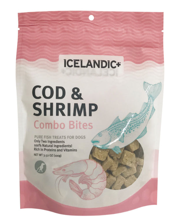 Icelandic+ Combo Bites Pure Fish Treats For Dogs