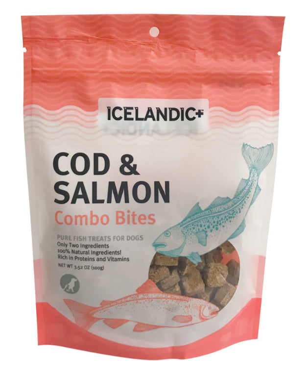 Icelandic+ Combo Bites Pure Fish Treats For Dogs