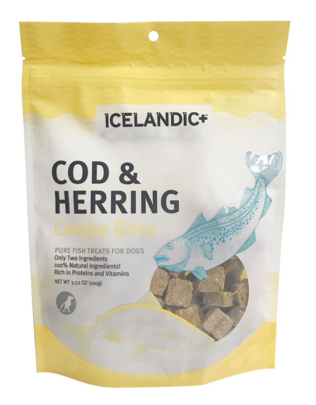Icelandic+ Combo Bites Pure Fish Treats For Dogs