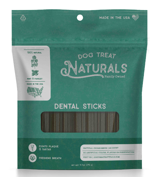 Dental Sticks Dog Treats - Chickpea & Mint