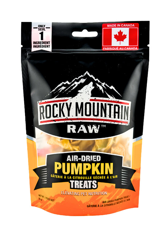 Rocky Mountain Raw Air-Dried Pumpkin Treats For Dogs