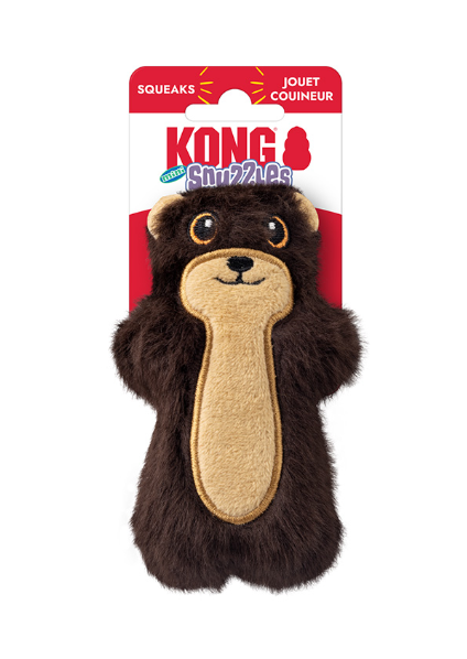 KONG Mini Snuzzles Otter Squeaker Dog Toy