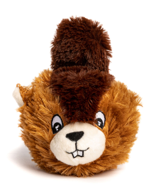 Fabdog Faball Squeaky Beaver Dog Toy