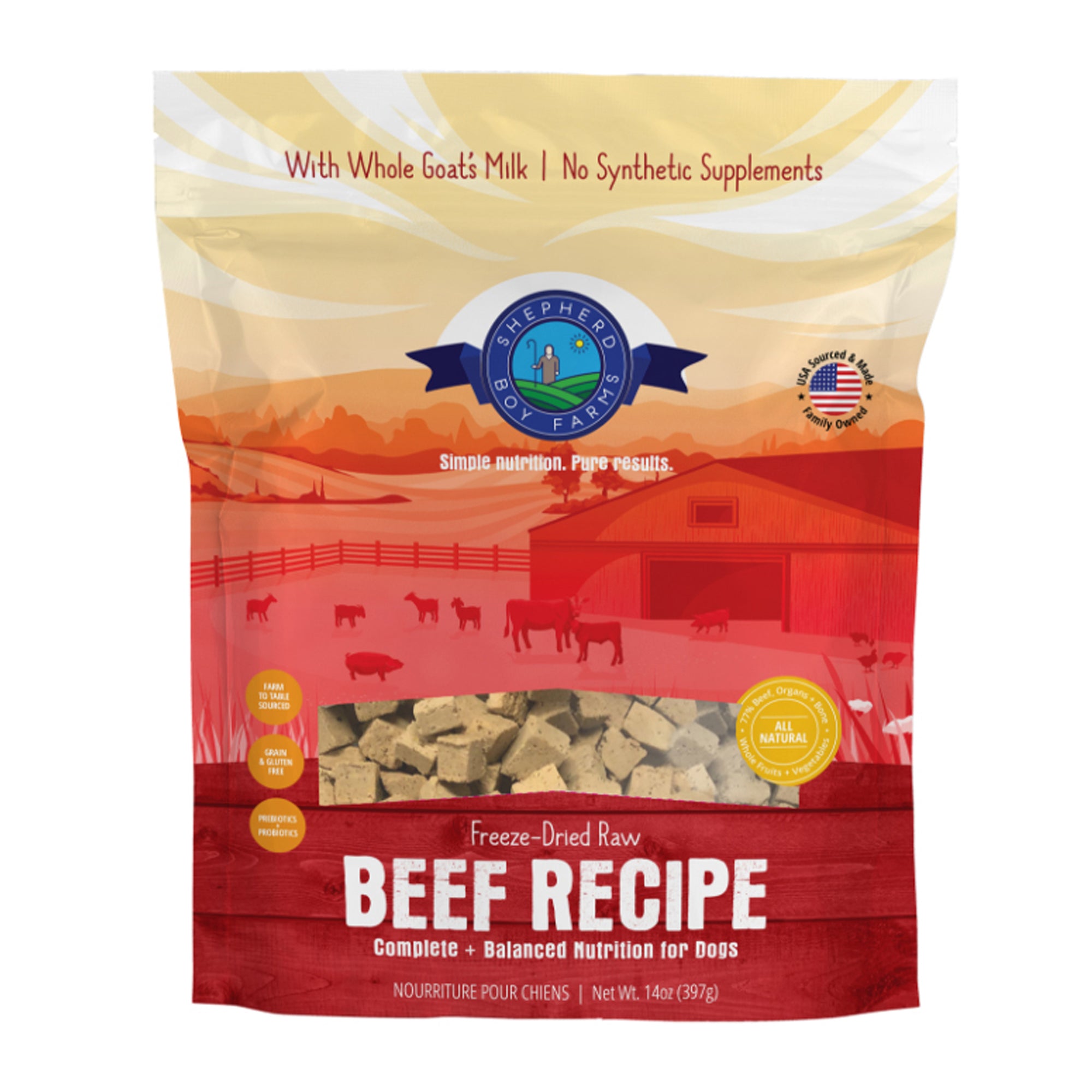 Beef Recipe Raw Freeze Dried Treats For Dogs