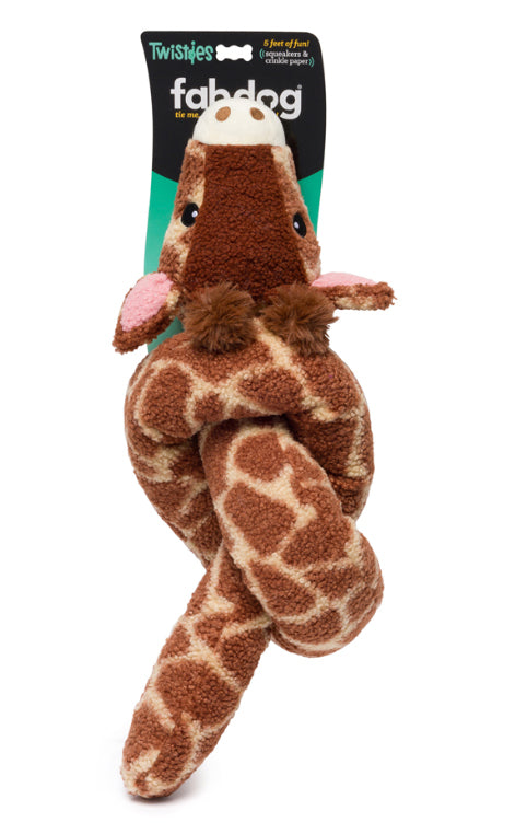 Twisty Elephant Plush Dog Toy