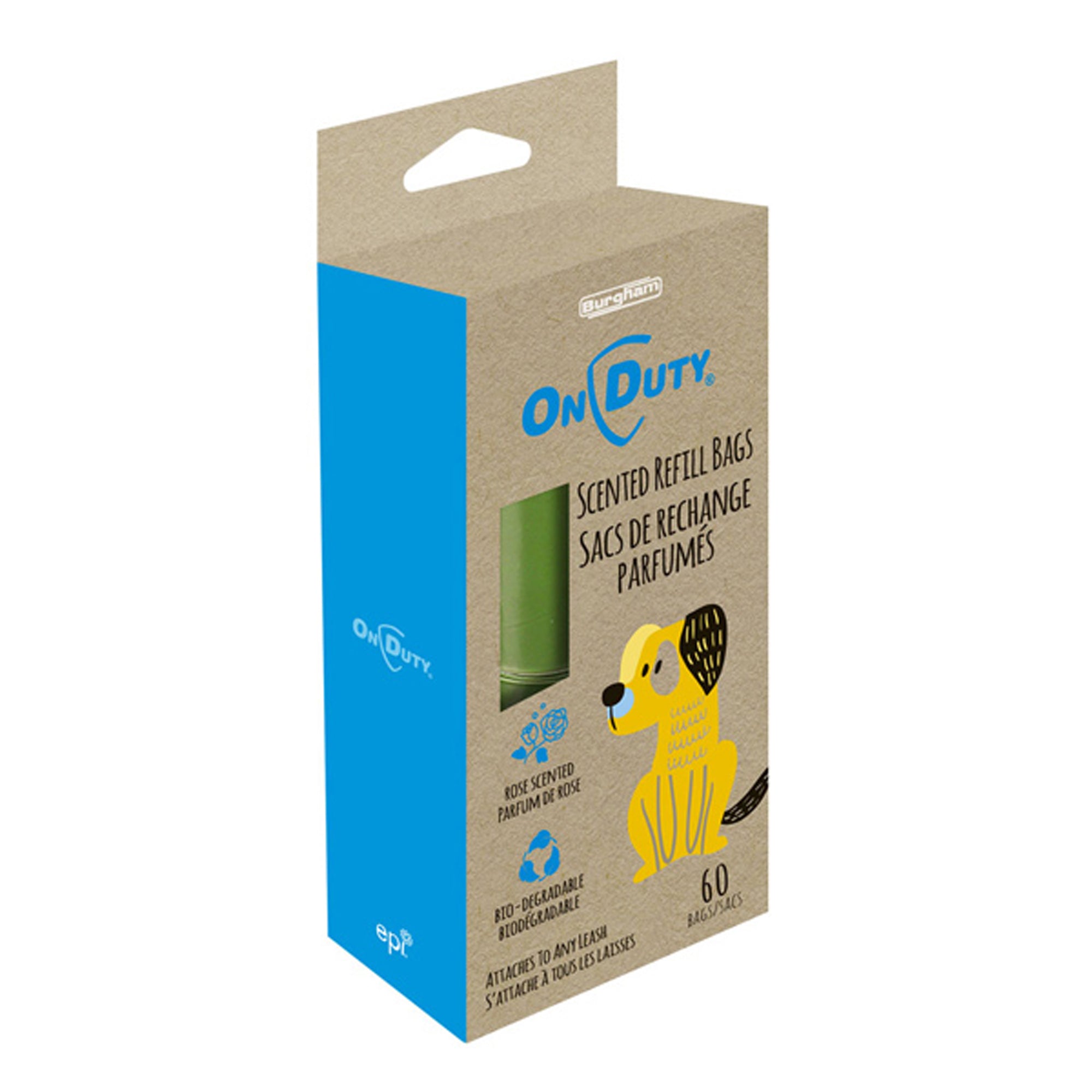 On Duty Poop Bags Refill 15 Count Per Roll