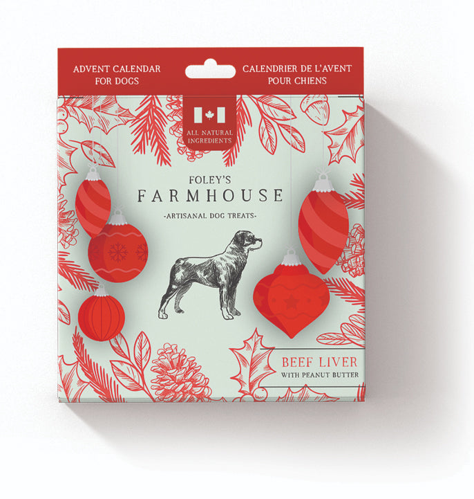Farmhouse Artisana Dog Treat Holiday Advent Calendar