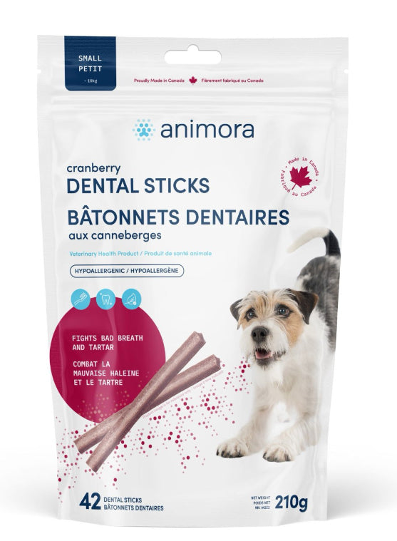 Animora Cranberry Dental Sticks For Dogs
