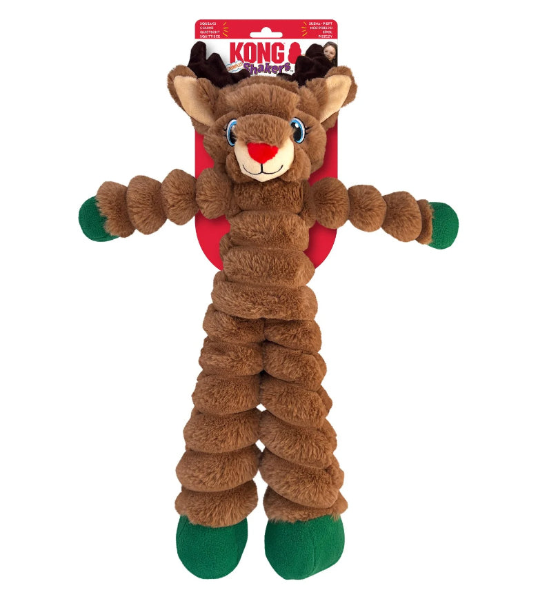 Shakers Holiday Reindeer Dog Toy