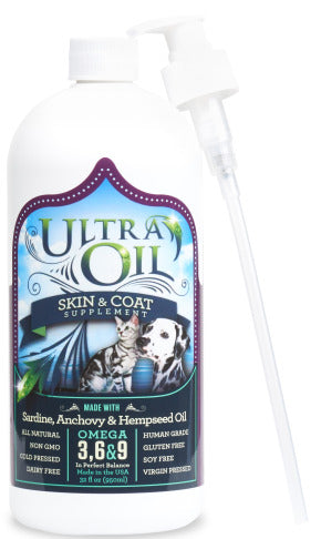 Ultra Oil Skin & Coat Supplement for Cats & Dogs