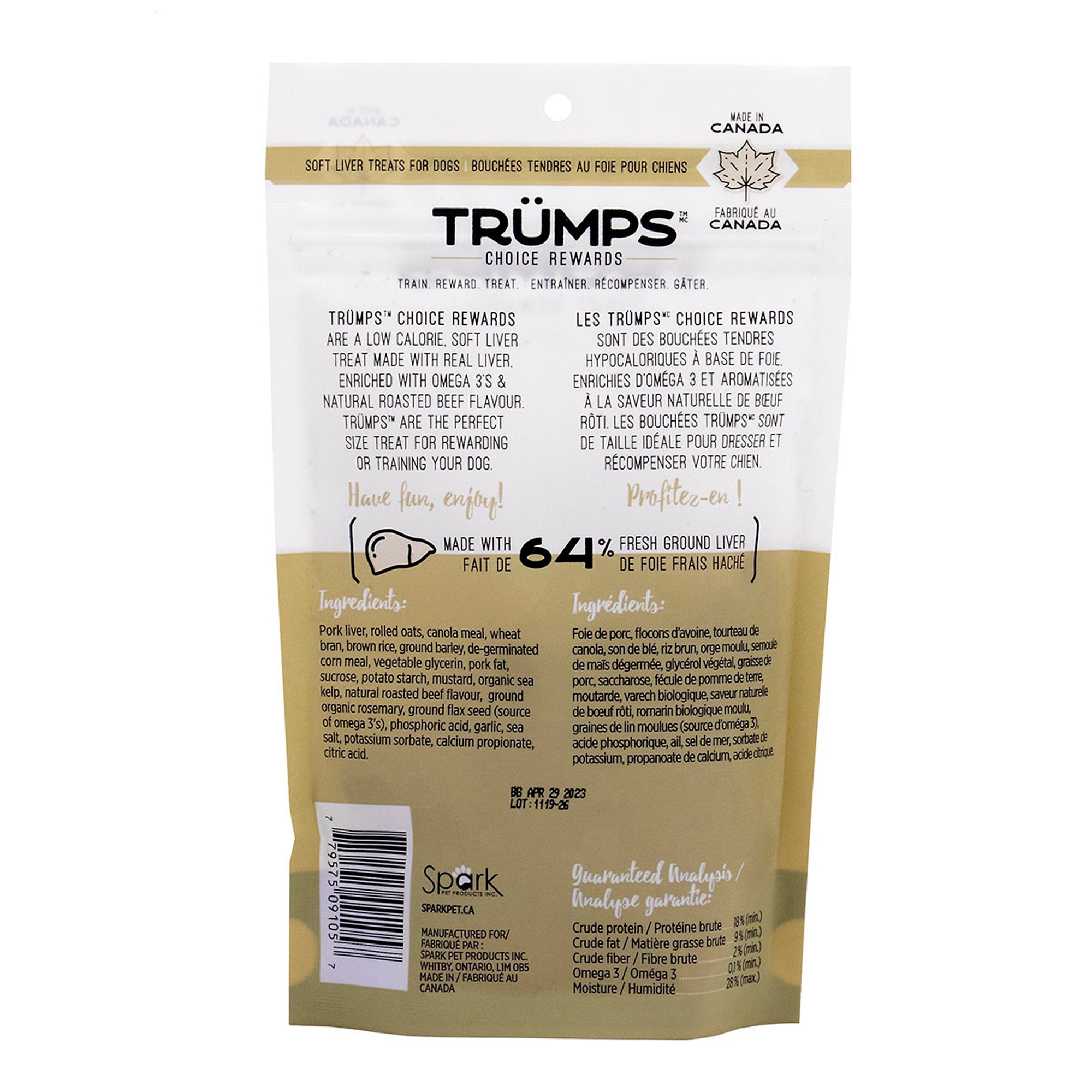 Trump's Choice Rewards Dog Treats Roasted Beef