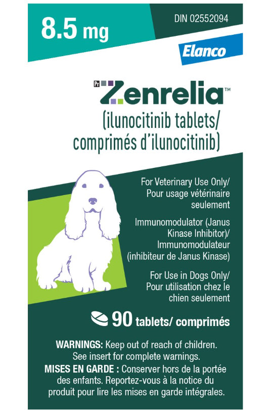 Zenrelia (Ilunocitinib) Allergy Relief Tablets for Dogs