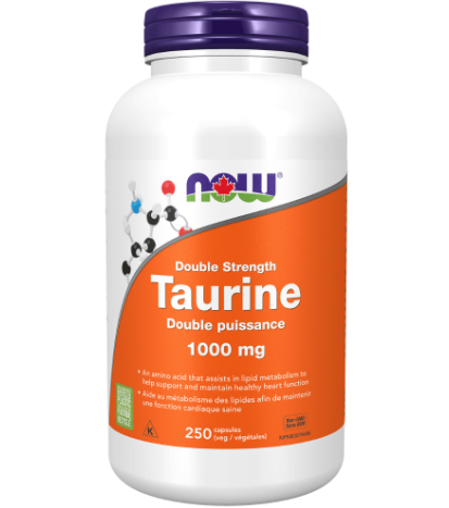 NOW Taurine Supplement Capsules 1000 mg