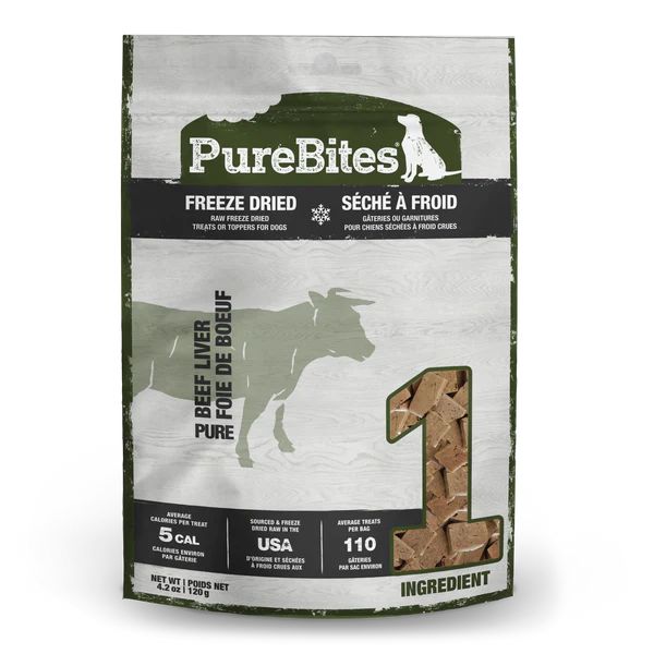PureBites Freeze Dried Beef Liver Treats For Dogs