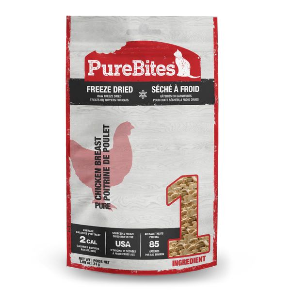 PureBites Freeze Dried Chicken Breast Treats For Cats
