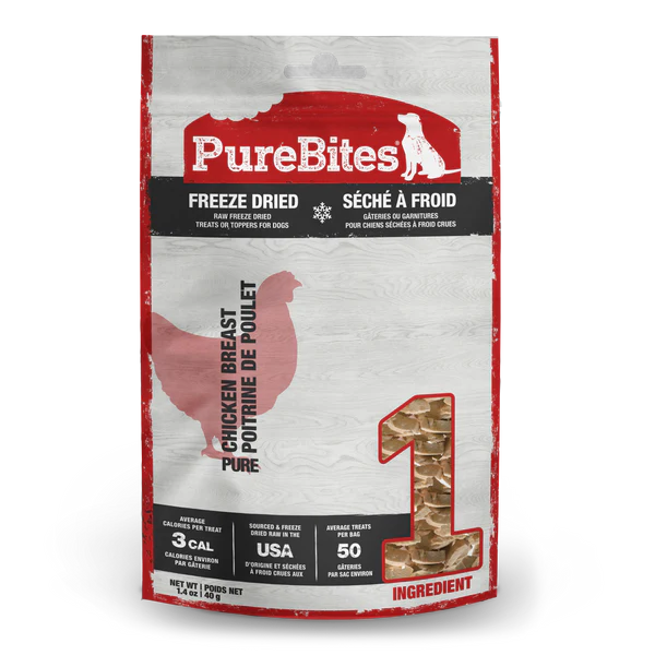 PureBites Freeze Dried Chicken Breast Treats For Dogs
