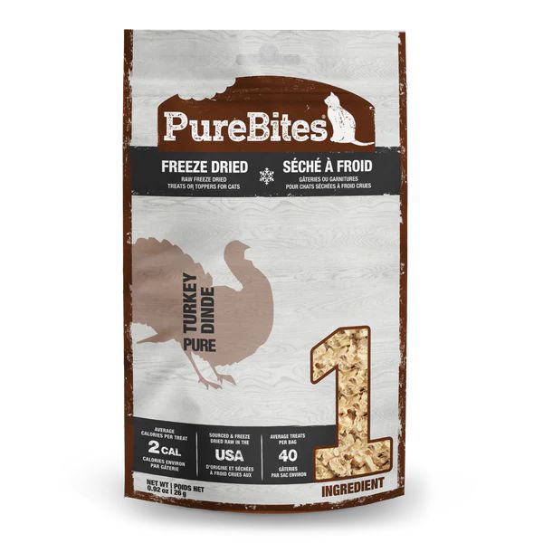 PureBites Freeze Dried Turkey Treats For Cats