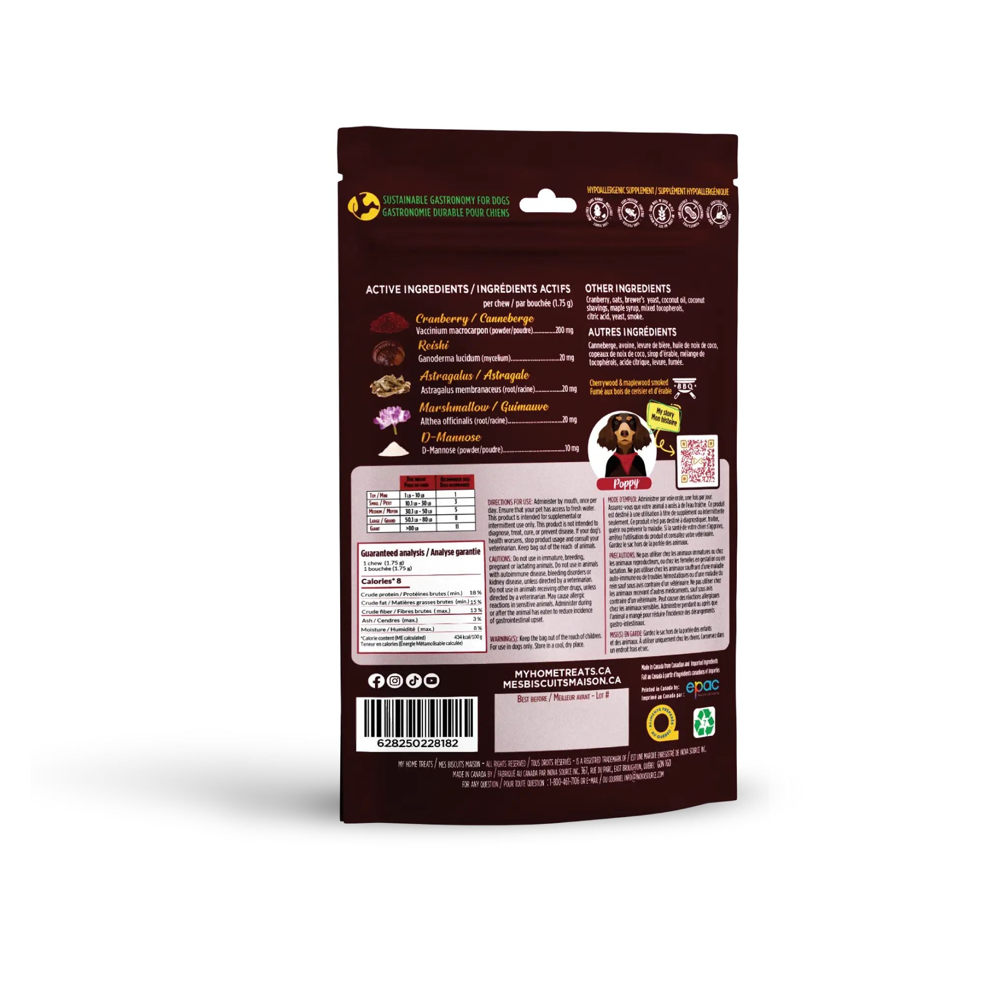 My Home Treats Urinary Health Supplement Treats for Dogs