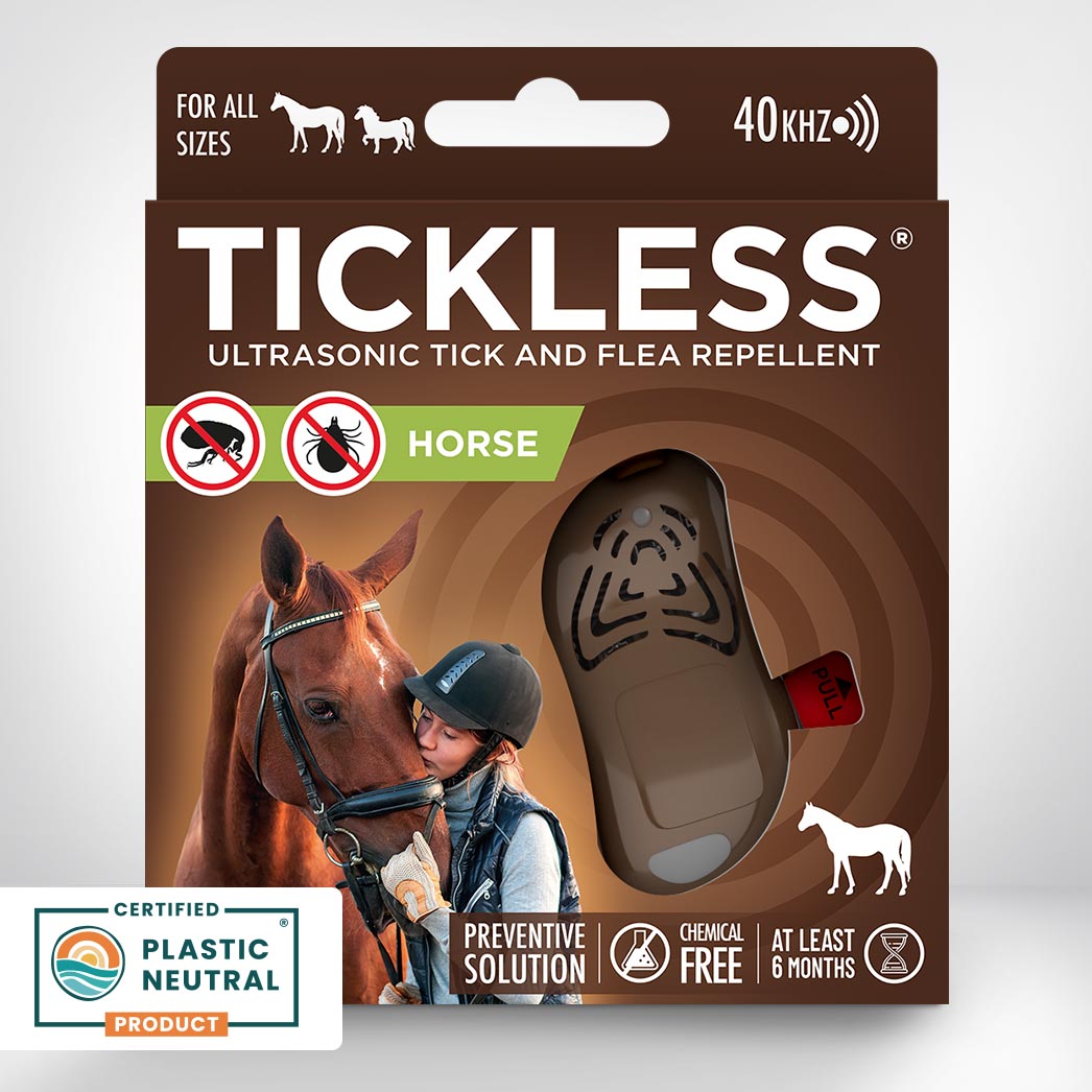 Tickless Ultrasonic Tick & Flea Device for Horses