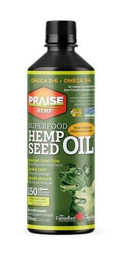 Allive Supernutrition Praise Hemp Hemp Oil for Dogs