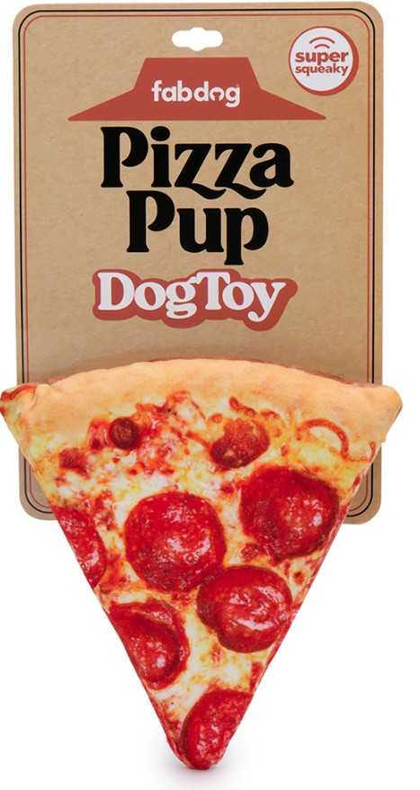 FabDog Pizza Pup Slice Toy