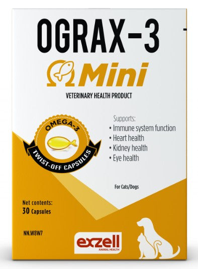 Ograx-3 Mini Twist-off Capsules for Cats and Dogs