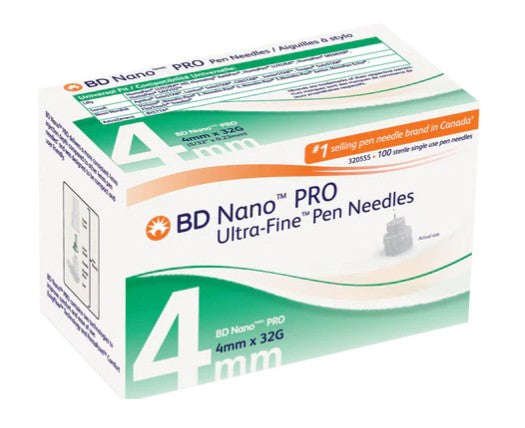 BD Nano PRO Ultra-Fine Pen Needles 4mm 32G