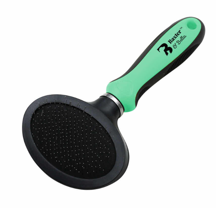 Baxter & Bella Oval Head Slicker Brush for Cats
