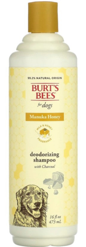 Burt's Bees Manuka Honey with Charcoal Deodorizing Shampoo for Dogs