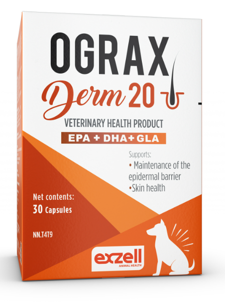 Ograx Derm 20 Large Breed Capsules for Dogs
