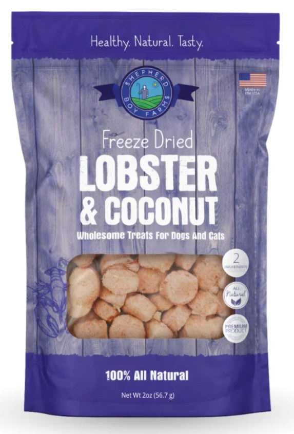 Shepherd Boy Farms Freeze Dried Lobster & Coconut For Cats & Dogs