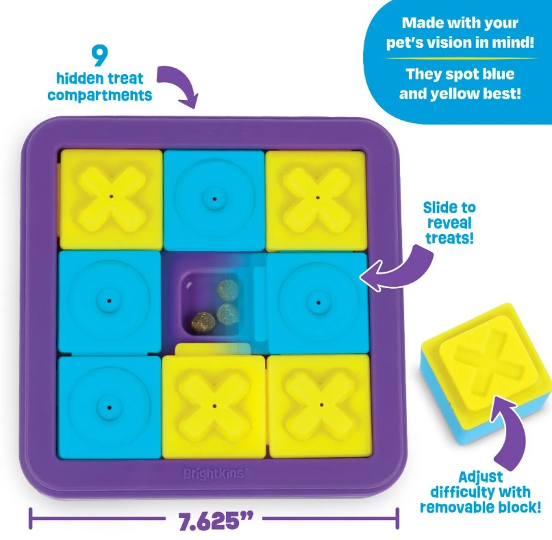 Brightkins Tic Tac Toe Treat Puzzle
