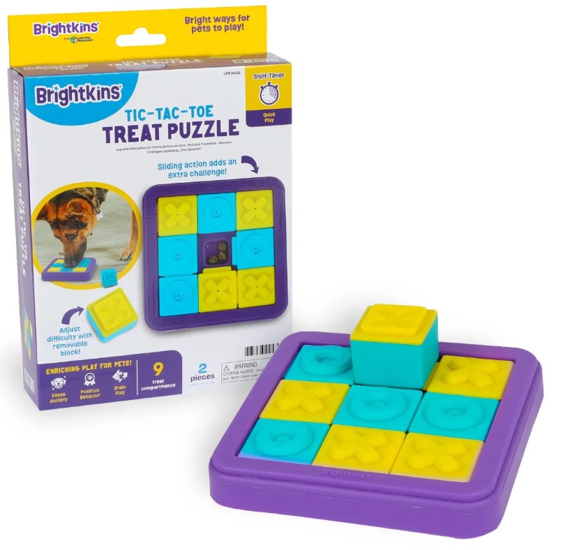 Brightkins Tic Tac Toe Treat Puzzle