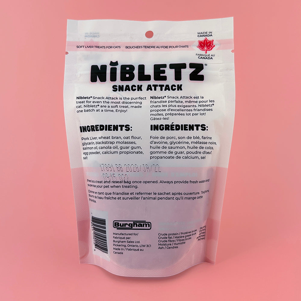 Nibletz Soft Moist Treats for Cats, Real Liver Flavour