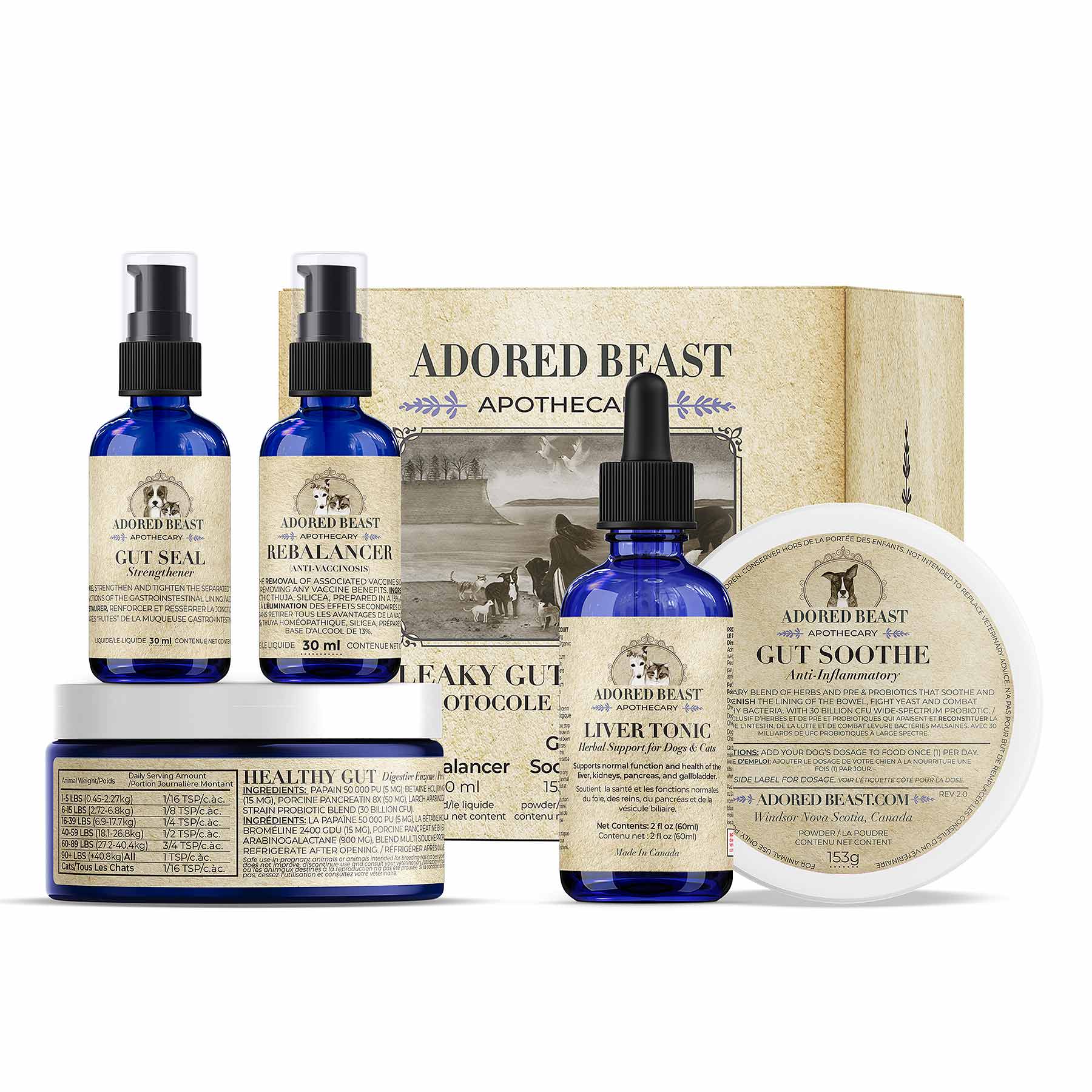 Adored Beast Leaky Gut Protocol for Dogs - Pets Drug Mart