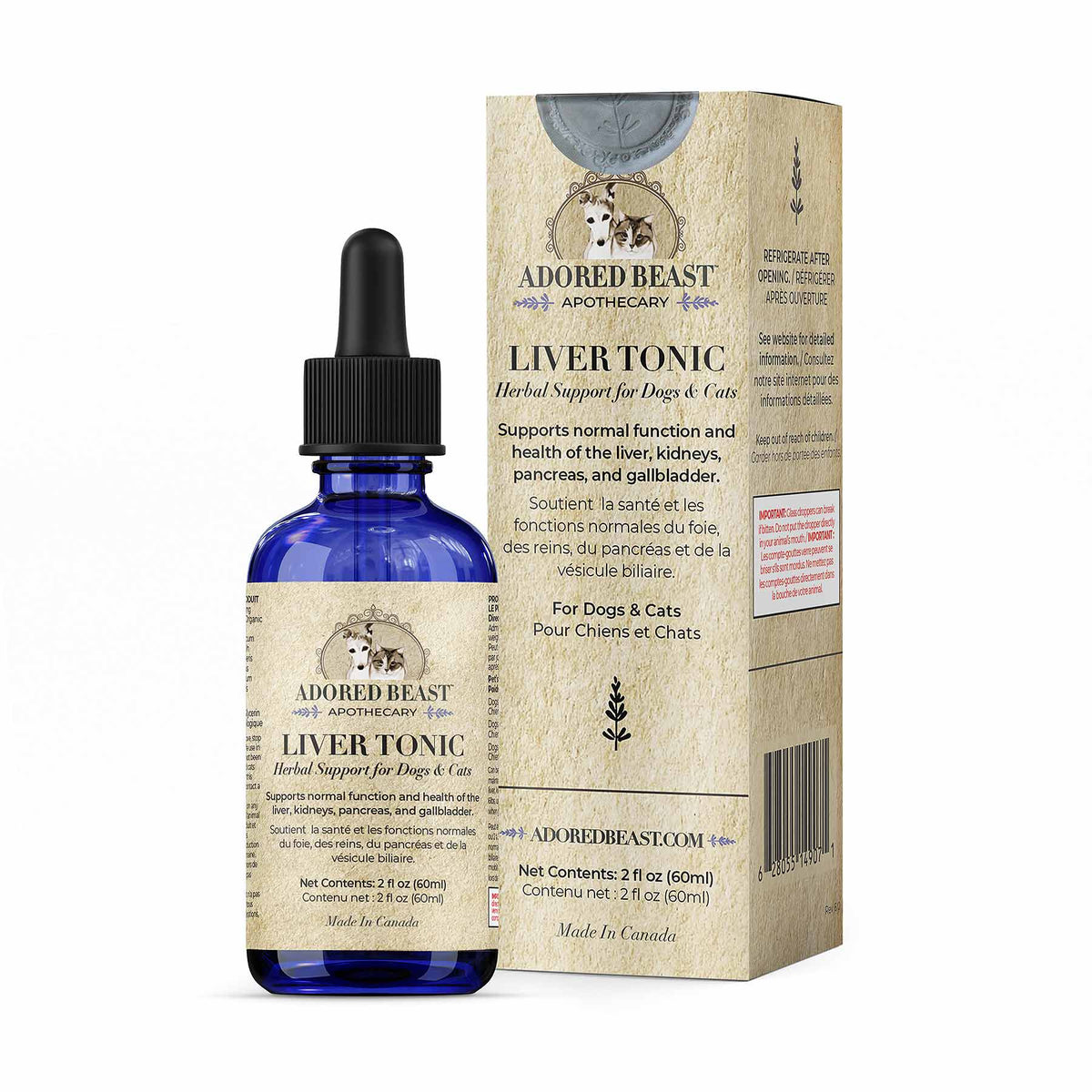 Adored Beast Liver Tonic Herbal Support - Pets Drug Mart