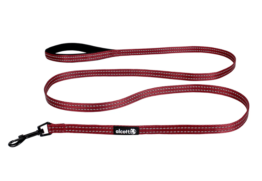 Alcott Adventure Reflective Leash Red - Pets Drug Mart