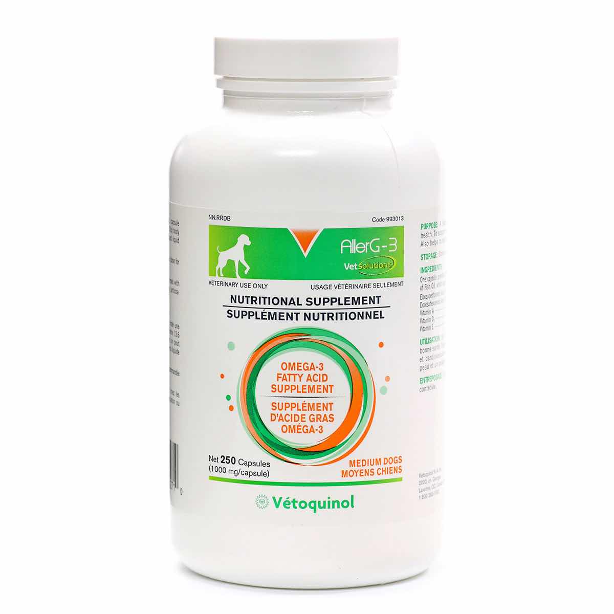 AllerG - 3 Omega - 3 Capsule Supplement For Medium Dogs - Pets Drug Mart