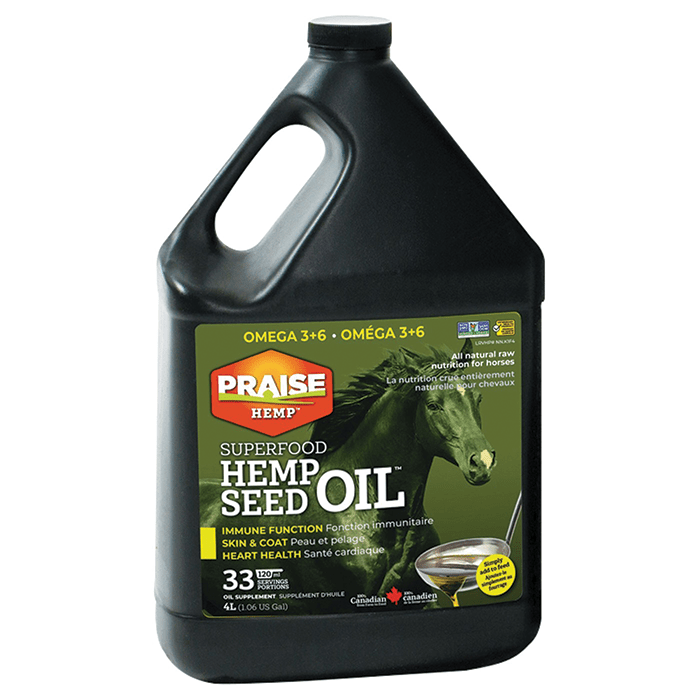 Allive Supernutrition Praise Hemp Hemp Oil for Horses - Pets Drug Mart