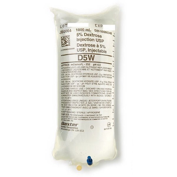 Baxter Dextrose 5% Injection USP - Pets Drug Mart