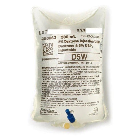 Baxter Dextrose 5% Injection USP - Pets Drug Mart
